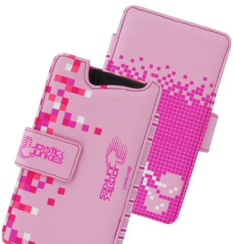 Joystick Junkies Play Case : Pixel Cherry - Pink (Nintendo DS)