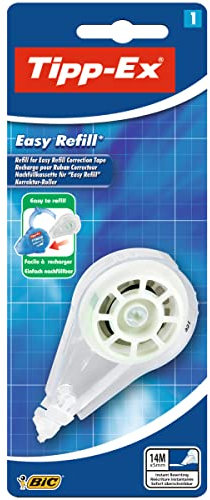 Tipp-Ex Korrekturroller Easy Refill Nachfüllkassette, 14 m x 5 mm, 1er Pack, Ideal für das Büro, das Home Office oder die Schule