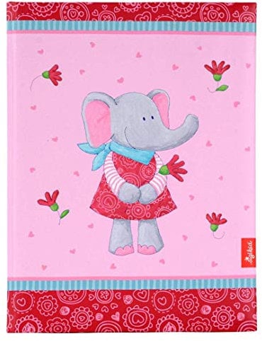 goldbuch Babytagebuch, Ele Bele, 21 x 28 cm, 44 illustrierte Seiten, Kunstdruck laminiert, Rosa, 11123