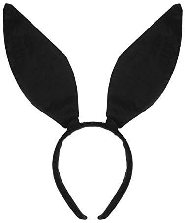 Hasenohren Stirnband, Ostern süß sexy Kaninchen Ohr Haarband für Party Cosplay Kostüm Zubehör (schwarz)
