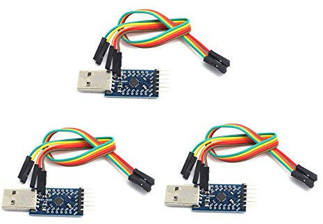 DollaTek 3Pcs CP2104 seriell Konverter USB 2.0 zu UART 6PIN Modul TTL-kompatibel mit und Besser als CP2102