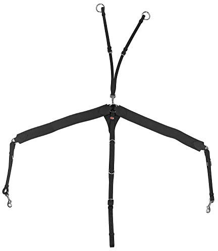 John Whitaker Ready to Ride V Check Breast Plate Cob Black