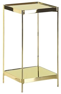 Exklusiver Beistelltisch in Gold 29 x 29 cm groß Alsea