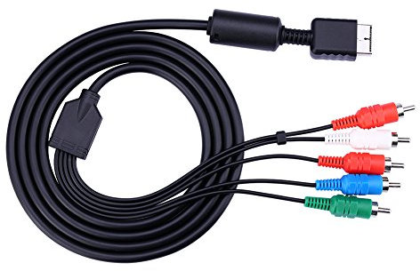 SOONHUA Composant AV Câble pour PS2 PS3 AV HDTV Fil Multi Out Video Câble Audio Vidéo Haute Définition, AV Multi Out vers Composant Vidéo/Audio, pour Système de Jeu PS2/PS3