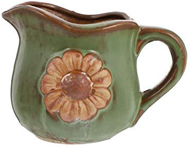 Cabilock Planzentopf Mit Henkel Aus Moderner Blumentopf Mit Gänseblümchenmuster Sukkulenten Topf Zum Dekorieren Von Haus Oder Büro