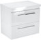 Badezimmerschrank Sicily Top, Waschbeckenunterschrank 50 cm Breite mit Schubladen ohne Waschtisch, Badezimmer Unterschrank Waschbecken, Badezimmerschrank Unter Waschbecken Waschunterschrank, Weiß