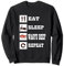 Wagyu Rindfleisch Barbecue Steak BBQ Grill Fleisch Wagyu Sweatshirt