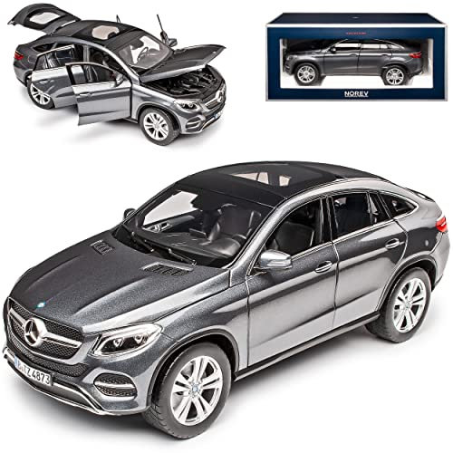 Norev Mercedes-Benz GLE-Klasse Coupe Grau Metallic 2015-2019 1/18 Modell Auto