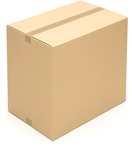 KK Verpackungen® Faltkartons, 2-wellig | 1 Stück, 580 x 380 x 580 mm, Zweiwellige Versandkartons nach Fefco 0201 | Doppelwellige Kartons für den Paketversand