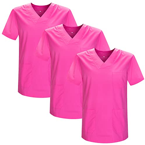 MISEMIYA - Packung 3 STK. - SANITÄRE CASACA Unisex SANITÄRE Uniformen SANITÄRE UNIFORM MEDIZINISCHE UNIFORM - Ref. 817 * 3
