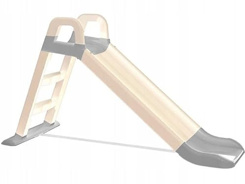 COIL Toboggan Extérieur Aire De Jeux pour Jardin Toboggan Enfant Extérieur - Toboggan Intérieur, Toboggan De Jardin Enfant Toboggan - Toboggan Autonome, Toboggan (crème/Gris)