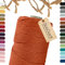 BooGardi Makramee Garn · viele Farben · Orange 5mm x 100m · 3mm oder 5mm · Wollgarn · kreatives knüpfen weben Stricken · DIY Boho Garn