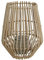 Laterne Bamboo Natur aus Bambus H36cm Windlicht Bambuslaterne