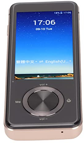 Sprachübersetzer, 109 Sprachen Zwei Wege Sofortsprachdolmetscher, Echtzeit WiFi/Offline/Foto/Bluetooth Übersetzer, mit 3-Zoll Touchscreen, RAM 1GB+ROM 8GB (Gold)