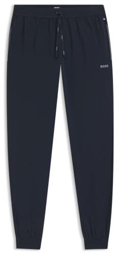 BOSS Herren Sestart Jogginghose aus Baumwoll-Terry mit Logo-Aufnäher