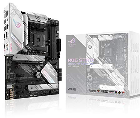 ADMI CPU Motherboard Bundle: AMD Ryzen 5 5600X 6 Core 4.6GHz Boost CPU, ASUS ROG Strix B550-A Gaming Motherboard, Adata D60G RGB 16GB 3600mhz DDR4 RAM