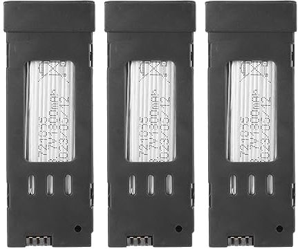 3-Pack 1800mAh 3.7V High Capacity LiPo Replacement Battery for E58 E68 JY109 998Pro RC Drone, Remote Control UAV Battery RC Drone