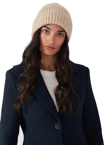 Style & Republic Damen Mütze-Beanie - deine kuschelige Wintermütze für stilvolle Herbst- & Winter-Momente - Nougat