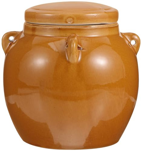 UPKOCH Honiggläser Mit Luftdichtem Deckel Keramikglas Zur Aufbewahrung Von Eingelegtem Gemüse Und Honig