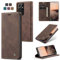 Cracedily Handyhülle für Samsung Galaxy S21 Ultra Hülle, Klapphülle Premium Lederhülle Klappbar Flip Case Tasche Magnet Kartenfach Standfunktion Klapphülle Schutzhülle für Samsung S21 Ultra, Kaffee