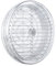 plikc Aireador de ventana con efecto térmico (D.160 mm - con rejilla sin ventilador)
