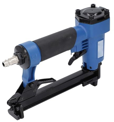 Pneumatic Upholstery Staple Gun Inlet Port Air Nailer Gun Pneumatic Stapler Kit for Wood, Upholstery, Carpet, Wire Fencing