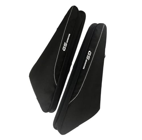 BDDXWSM Aufbewahrungspaket Motorradrahmen-Sturzbügeltaschen Für R1250GS ADV Adventure R1250 R RS R 1250 GS Werkzeugplatzierung Reisesatteltasche Platzierungstasche(SCHWARZ 1)