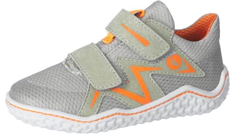 RICOSTA Jungen Kletthalbschuhe PATTO, Kinder Halbschuhe, Weite: Mittel, waschbar,Barfuß-Schuh, Strassenschuhe, Sneaker, eukalyptus (530), 28 EU