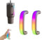 6 Farben LED-beleuchteter Trinkglas-Griff für Stanley 1,2 l / 850 ml, bequemer Wasserflaschengriff für Stanleys Tumbler, kompatibel mit Stanley-Becher-Zubehör, Verwendung für Outdoor, Party, Zuhause