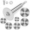 KAIRUIERD 7 hojas de sierra de taladro para herramienta giratoria Dremel, discos de corte Dremel, hojas de sierra circulares para cortar madera, plástico y metal