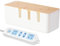 Scatola portacavi, custodia in legno per hub USB, stazione di lavoro, computer, scrivania, TV, casa, soggiorno