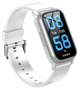 GPS-Smartwatch NC92S mit Sturzerkennung und Vitalfunktionen in weiß