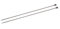 Pony Classic: Knitting Pins: Single Ended: 25cm x 6.50mm, Multicolor, 6.5mm