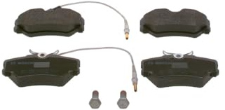 BOSCH Bremsbelagsatz, Scheibenbremse 0986492090 | Kompatibel mit: PEUGEOT 306, 306 Cabriolet, 306 Schrägheck, 405 I, 405 I Break, 405 II, 405 II Break