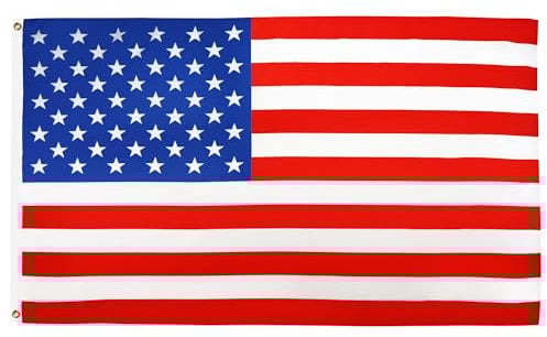 BANDERA de los ESTADOS UNIDOS 90x60cm - BANDERA AMERICANA - USA - EE.UU 60 x 90 cm poliéster ligero - AZ FLAG