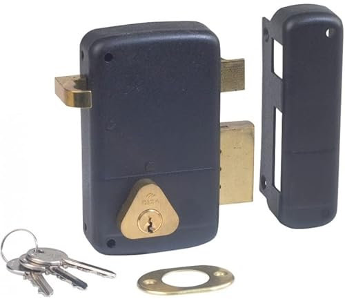 Serrure monopoint en applique verticale à tirage 40mm gauche CISA 502210-01-2A