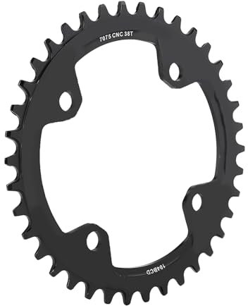 Kettenblatt 32/34/36/38 Zähne Kettenblatt Schmales Breites Kettenblatt 104 BCD, BMX Moutain Fahrrad Kettenblatt Kettenblattschutz Einzelne Geschwindigkeits Kurbel Kettenring -