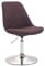 CLP Esszimmerstuhl Maverick I Stoff-Bezug I Drehstuhl, Farbe:braun, Gestell Farbe:Chrom