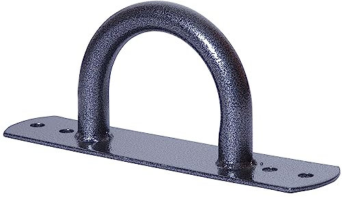 GYM MASTER Floor | Ground | Wall Mounted Hoop Anchor Mount for use with Battle Rope Straps Bands and Suspension Trainer