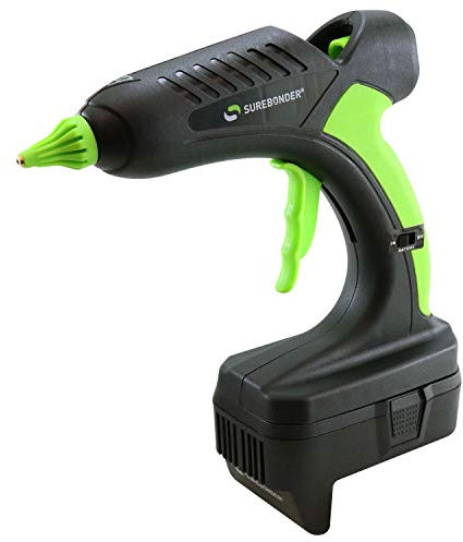 Surebonder PRO2-60MIL 60 Watt 18 Volt Cordless Professional Heavy Duty Full-Size Battery Powered Hot Glue Gun - Milwaukee Version