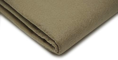 TheFabricTrade Acrylic Craft Felt Fabric, 150cm Width, 30 Colours, Sold by The Metre (Beige)