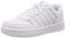 K-Swiss Damen Court Palisades Sneaker, White/Gray, 39.5 EU