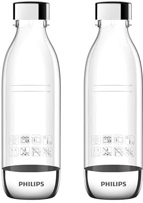 Philips Carbonating-Flaschen, 2 x 0,5 L, transparent