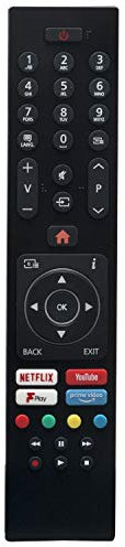 RC43137P Replace Remote Control - VINABTY Replace Remote for Bush Digihome Finlux Smart TV 32-EB-HD 49-EB-FHD 43-EB-FHD 40-EB-FHD 43-FUD-8020 49-EB-UHD 49-FUD-8020 55-FUD-8020 65-FUD-8020 32-FHD-5120