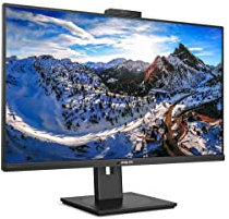 Philips 326P1H, 32 inch QHD Monitor, 75Hz, 4ms, IPS, USB-C Dock, Webcam, Speakers, Height adjust, 3840 x 2160, 350 cd/m² , HDMI, DisplayPort, USB-C, USB 3.1
