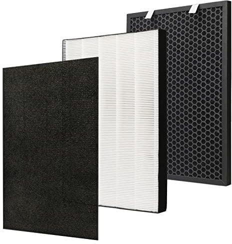 UOUOLONUN Ersatz 2678 HEPA-Filter und 2677 Aktivkohlefilter für Bissell Air220 Luftreiniger, 1 H13 Hepa Filter + 1 Kohlefilter