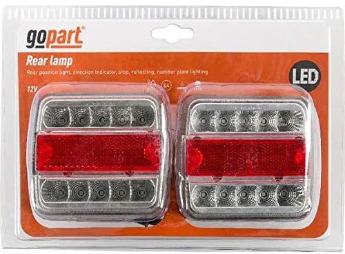 1 Paar LED-Rückleuchten mit Bajonettsockel. GOPART