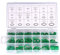18 Tailles 270pcs Voiture Camion Remplacement Climatisation Vert Joint Torique Outils pour Porte, Fen¨ºtre, Appareil ¨¦lectrique, Roulement, Pompe, Rouleau Automatique, Appareils M¨¦nagers