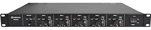 Adastra | Multi-Channel Slave Amplifier with 5 x 60W Outputs for 100V or 4-16Ohm