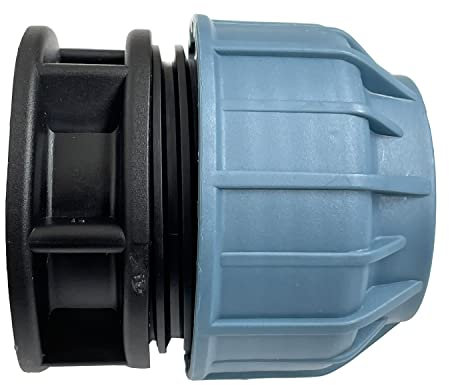 Gartenschlauch-Endstopf Endstück | Endstopfen für Bawässerungssystem im Garten | Schlauch-Stopfen | Verschlussstopfen für Wasserschlauch 32 mm